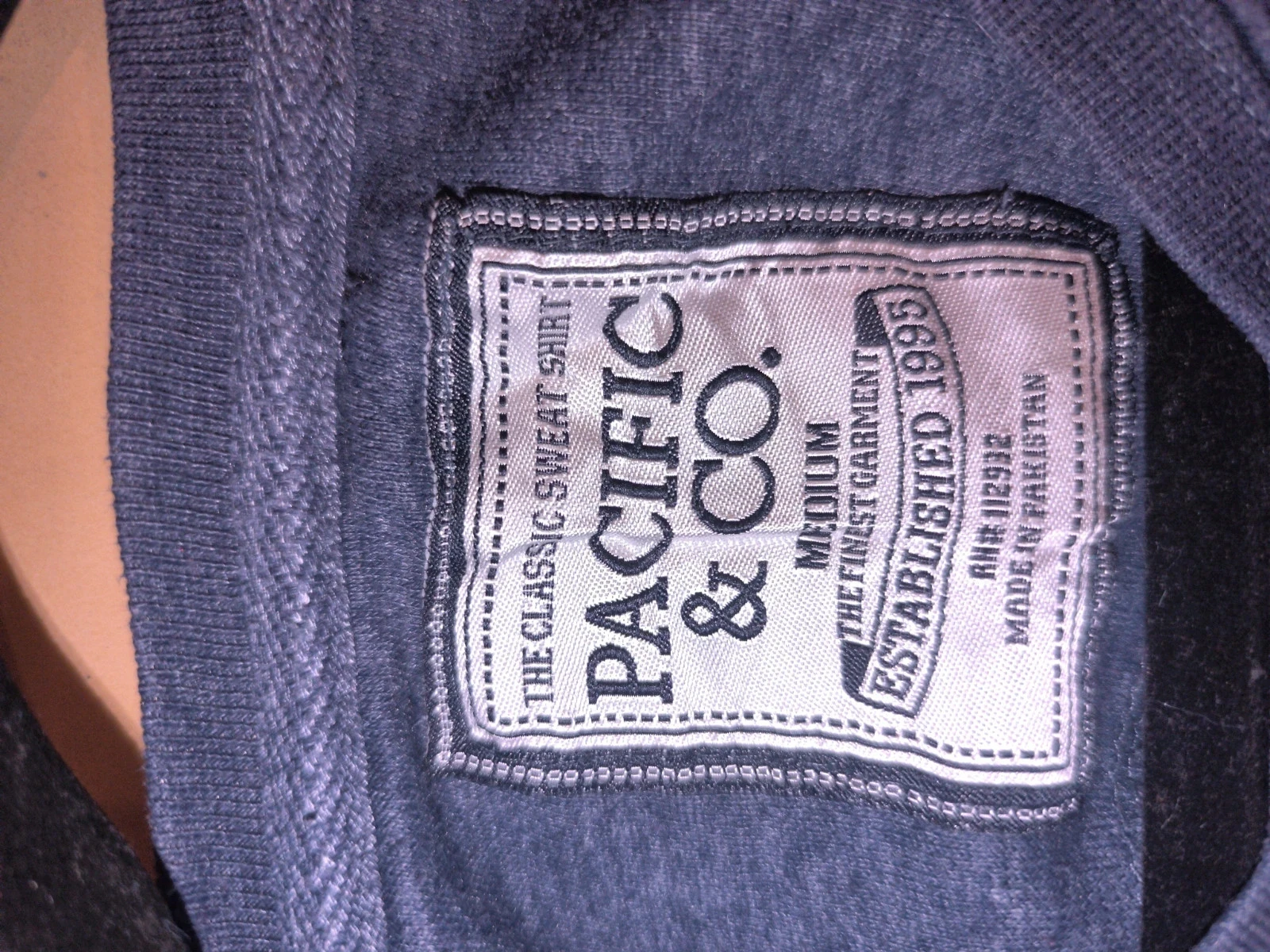 Moletom azul Panama City Beach Pacific & Co L mixto unisex vintage USA – photo 3